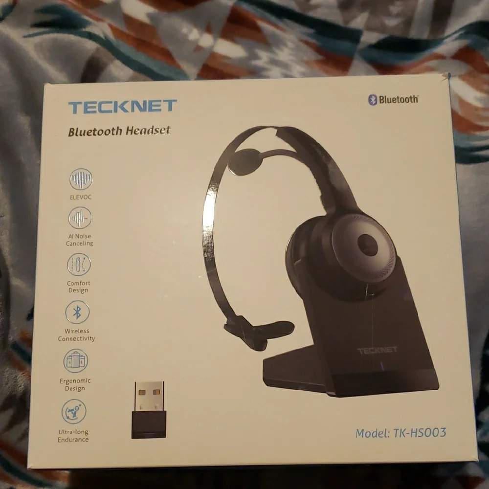 Black Bluetooth Headset